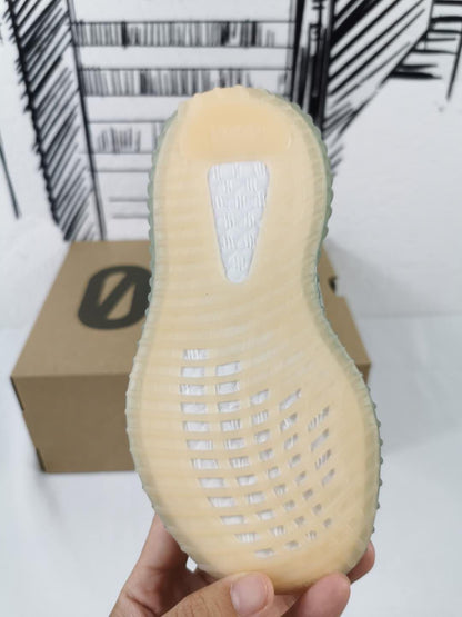 Yeezy 350 V2 Kids Sneakers in Grey and Orange
