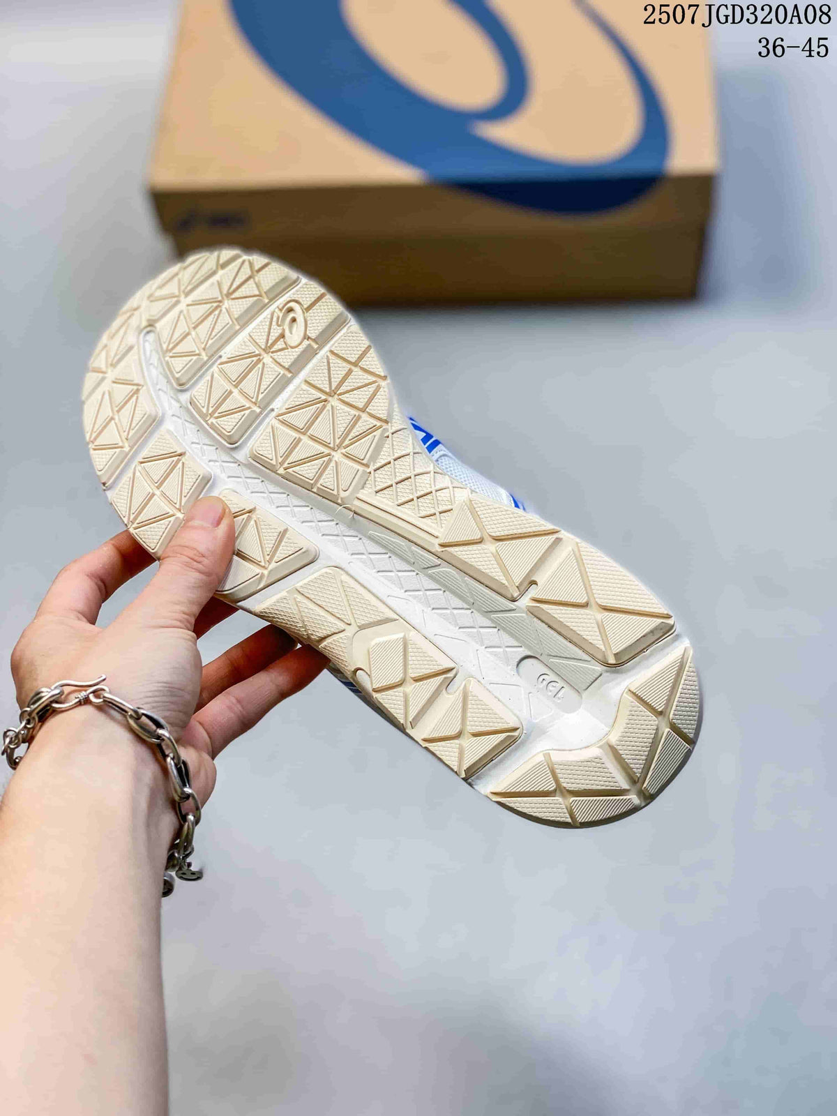ASICS Gel-Contend 4 White and Blue Running Shoes