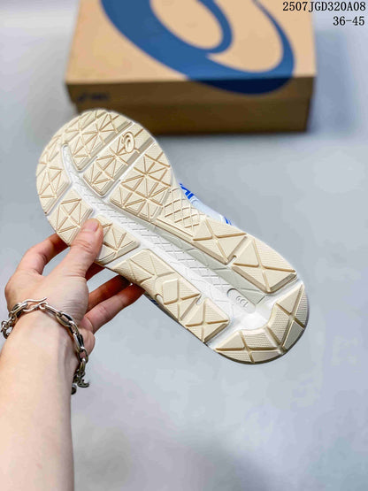 ASICS Gel-Contend 4 White and Blue Running Shoes