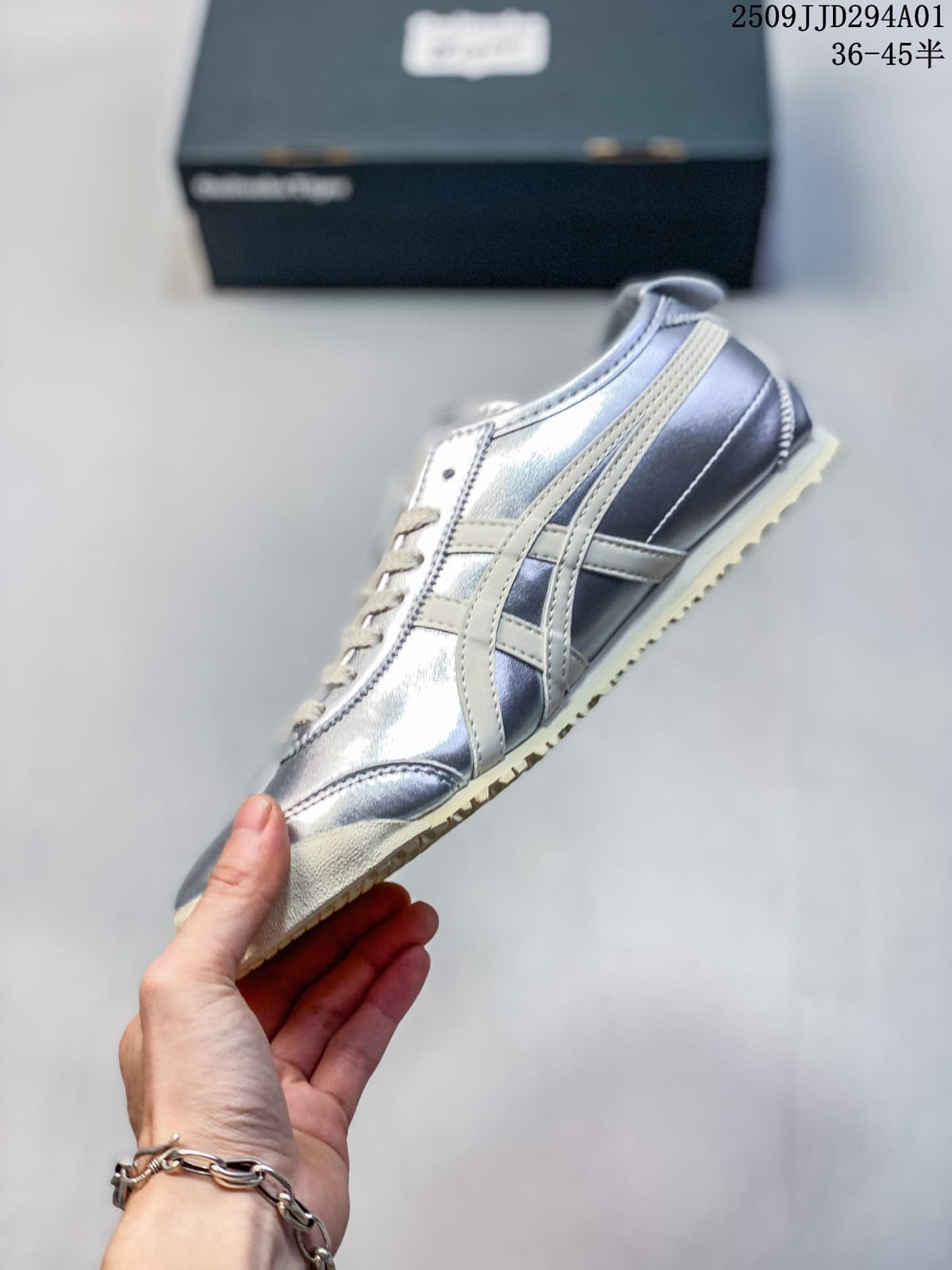 Onitsuka Tiger Mexico Silver Retro Sneakers 2509JJD294A01