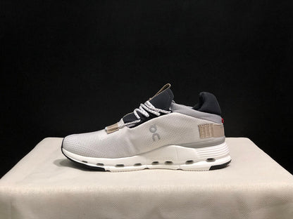 On Cloudnova 1 Sneakers in White and Sand