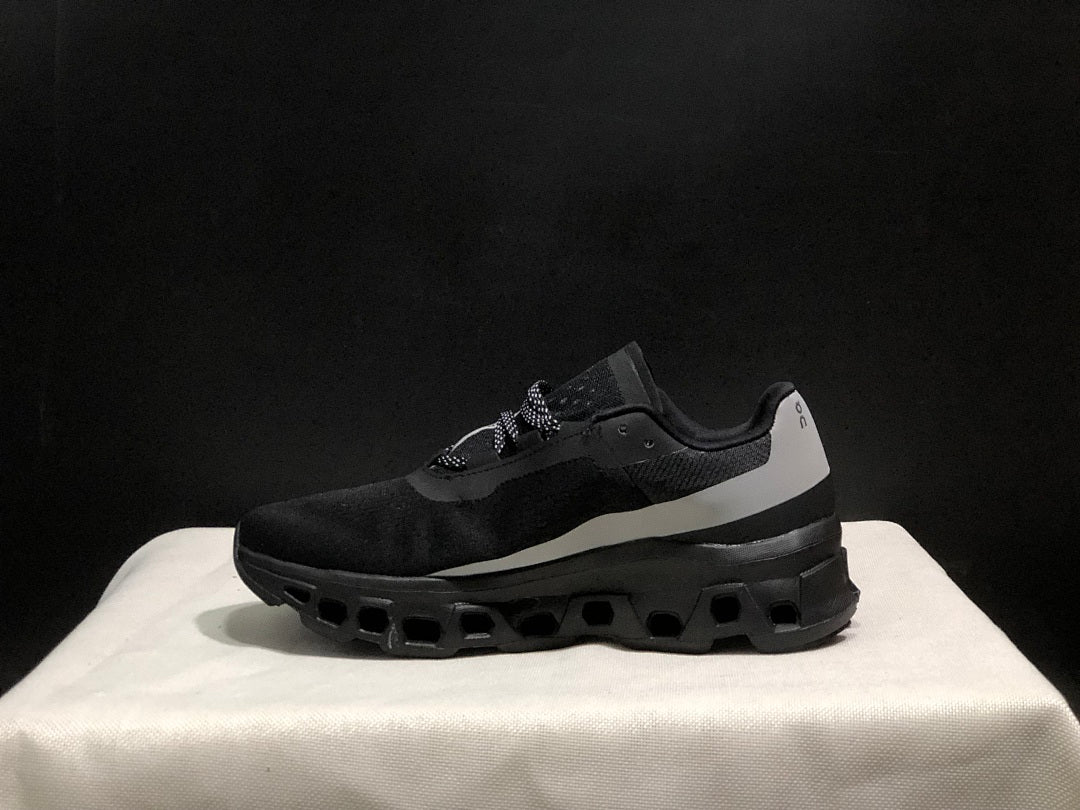 On Cloud X Sneakers in Black and Silver