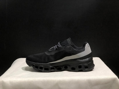 On Cloud X Sneakers in Black and Silver