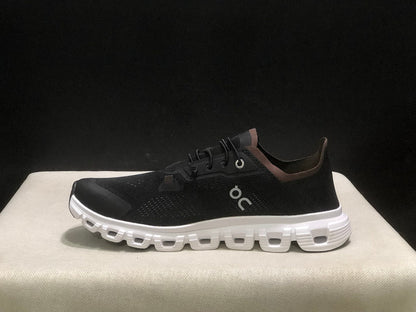On Cloud 6 Coast Sneakers in Black and Brown