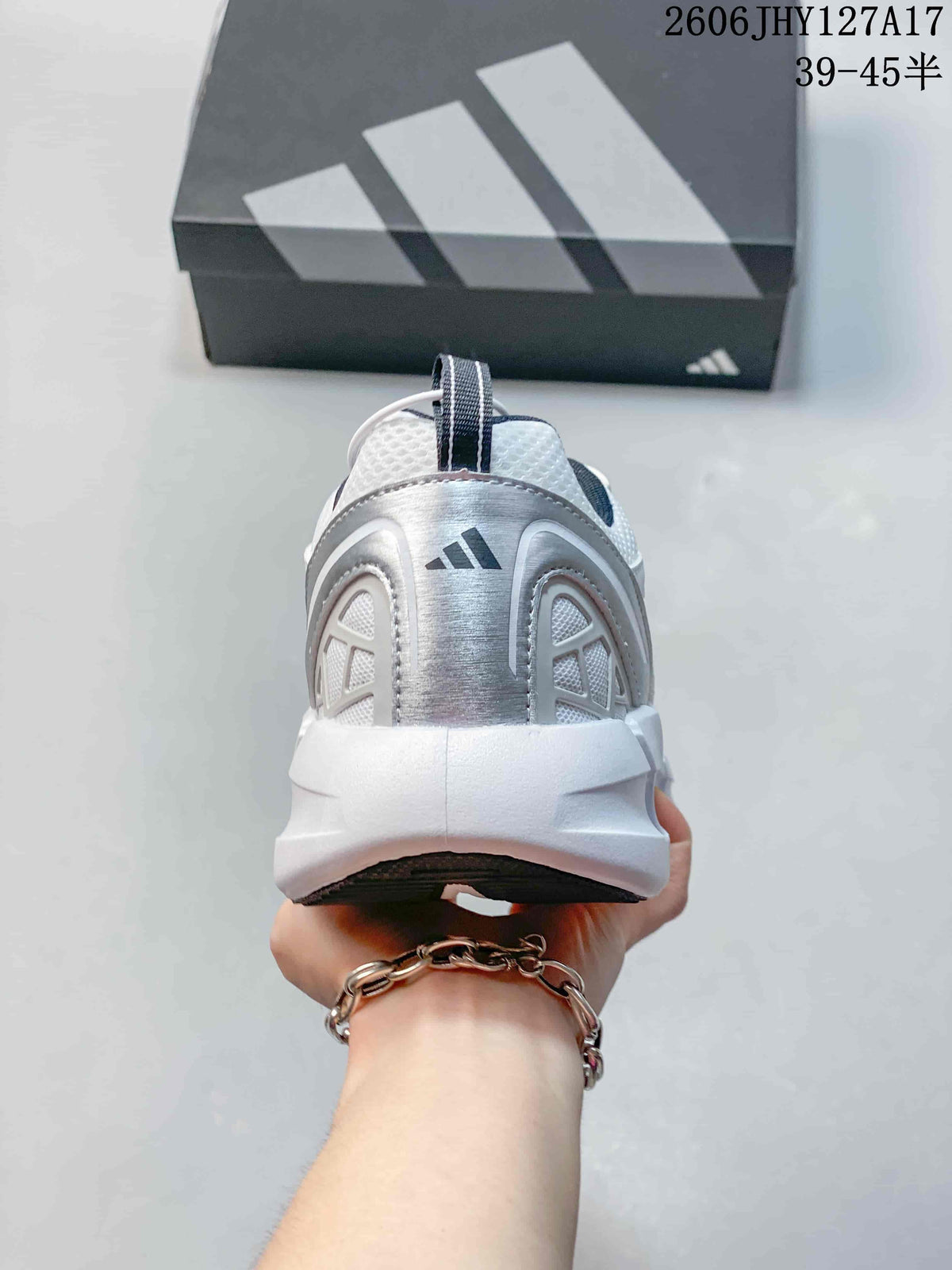 Adidas Climacool Ventage Running Shoes, White and Silver