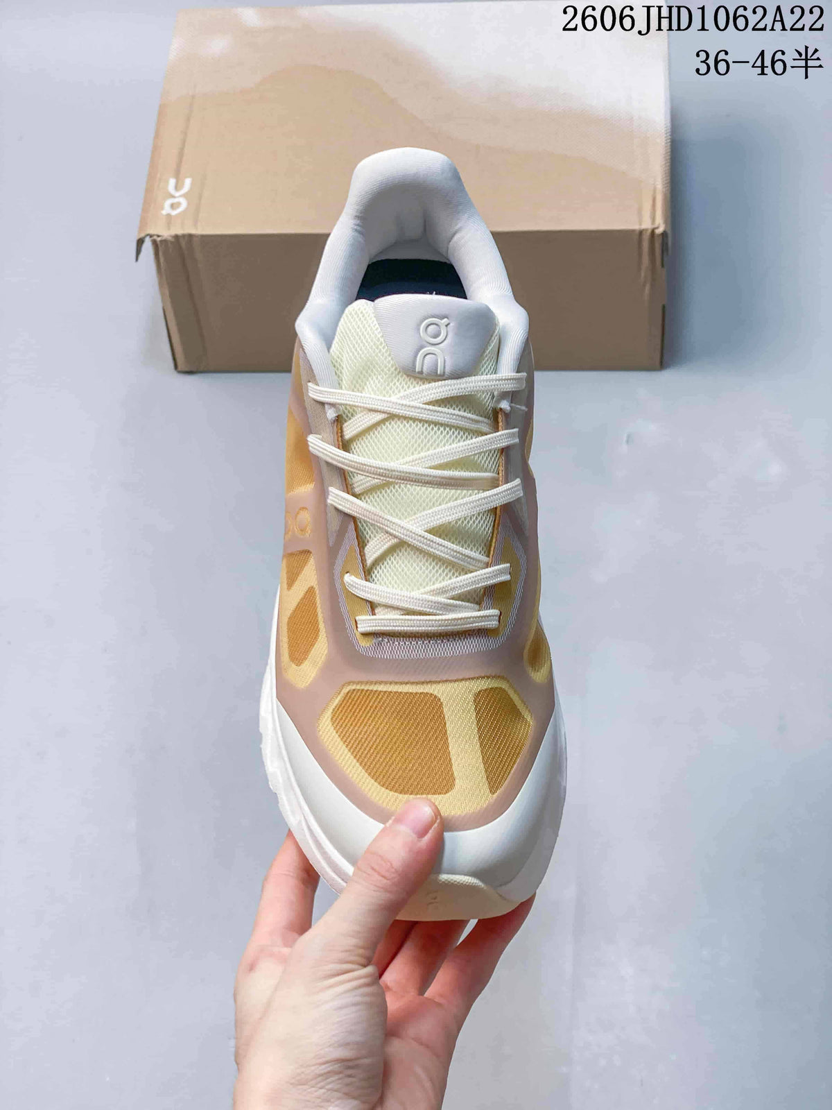 On Cloudtilt Remix Sneakers in Beige and Gold