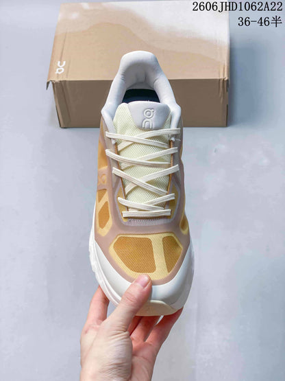 On Cloudtilt Remix Sneakers in Beige and Gold