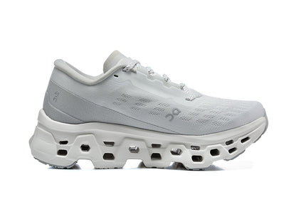 On Cloudmonster 3 Running Shoes, Grey and White