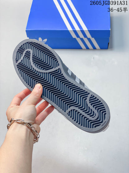 Adidas Superstar Silver Metallic Shell-Toe Sneakers