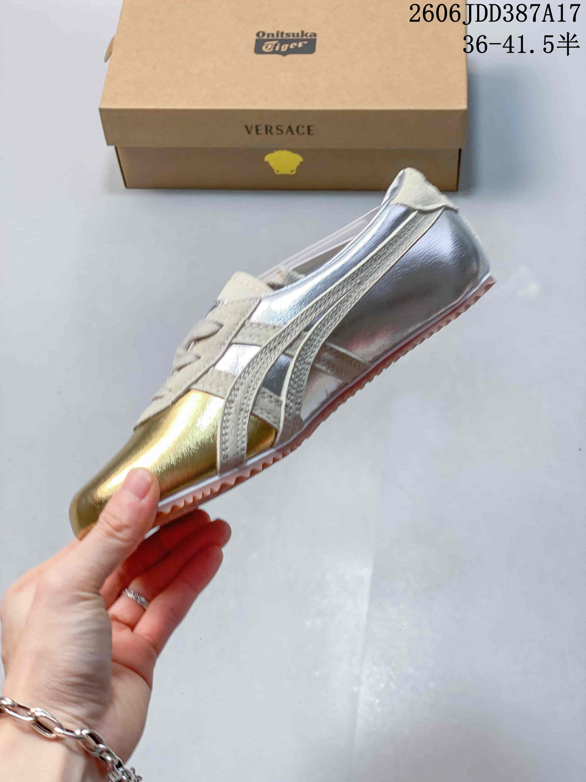 Versace × Onitsuka Tiger Tai-Chi Sakura Low-Top Sneakers