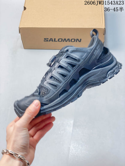 Salomon XA Pro 3D Amphib Low-Top Trail Shoes, Gray