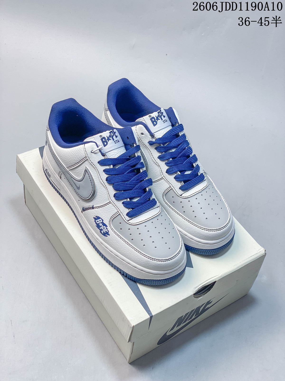 Nike Air Force 1 '07 Low White Blue Sneakers