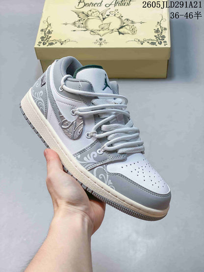 Jordan Air Jordan 1 Low Custom Graphic Sneakers