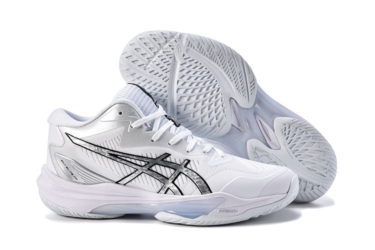 ASICS Sky Elite FF MT 3 White Silver Volleyball Shoes