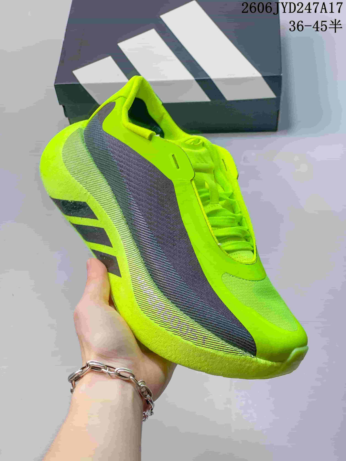 Adidas Hyperboost Edge M Sneakers – Neon Yellow and Gray