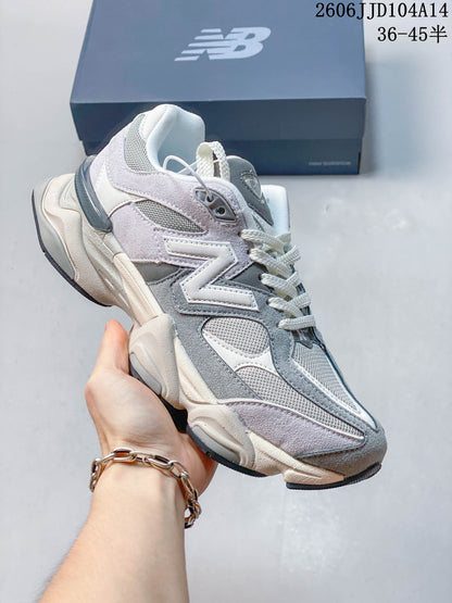 New Balance 9060 Sneakers in Grey and Lavender