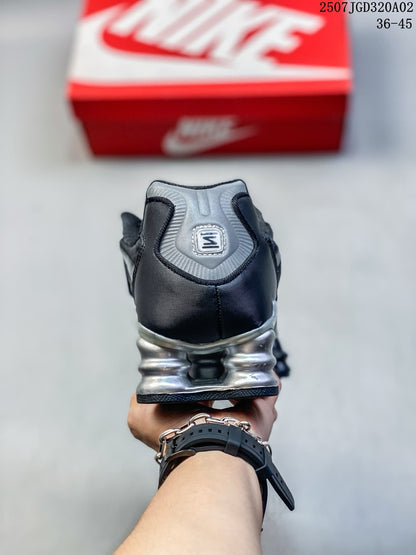 Nike Shox TL Sneakers Black and Silver