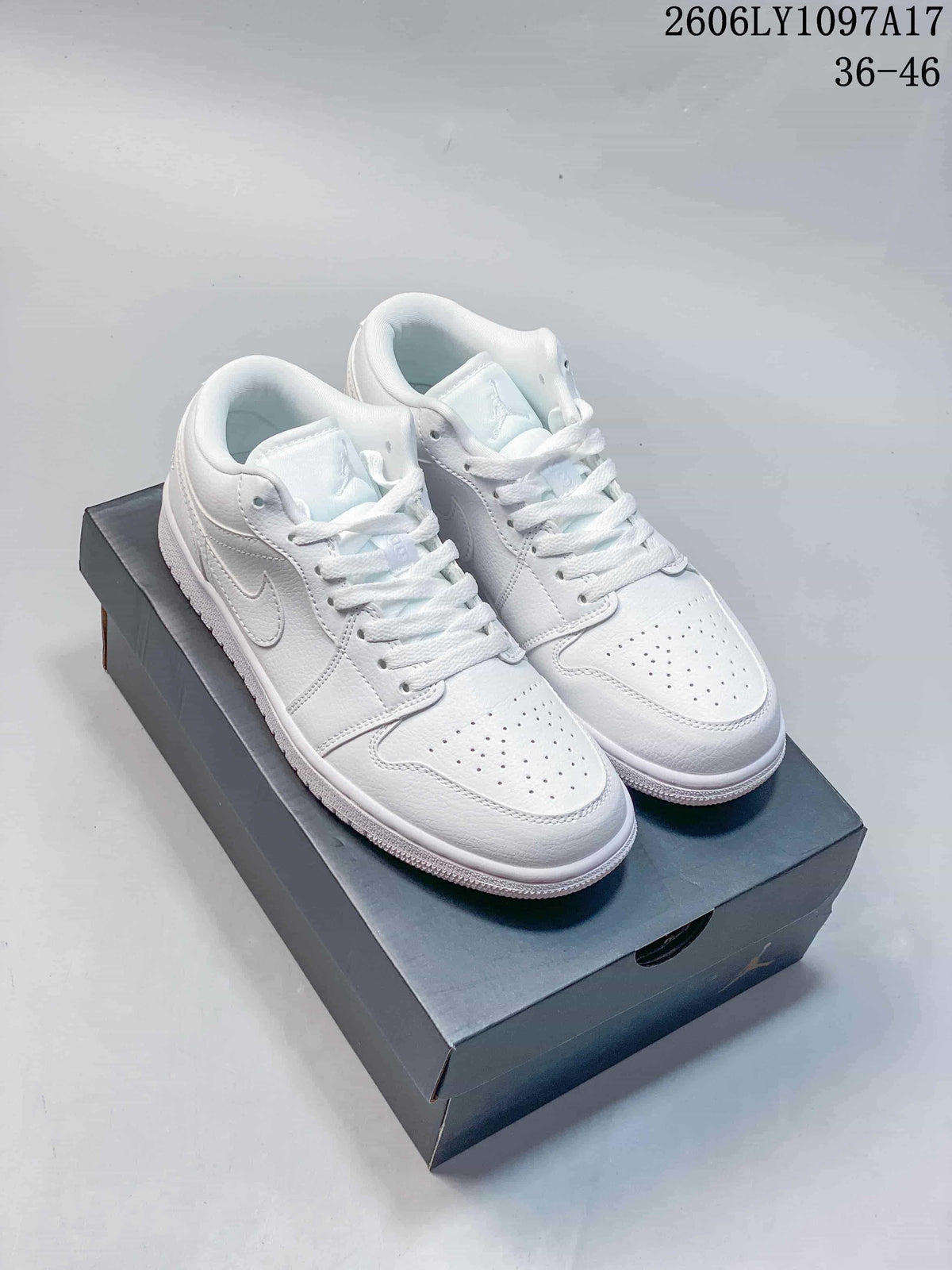 Jordan Air Jordan 1 Low White Sneakers