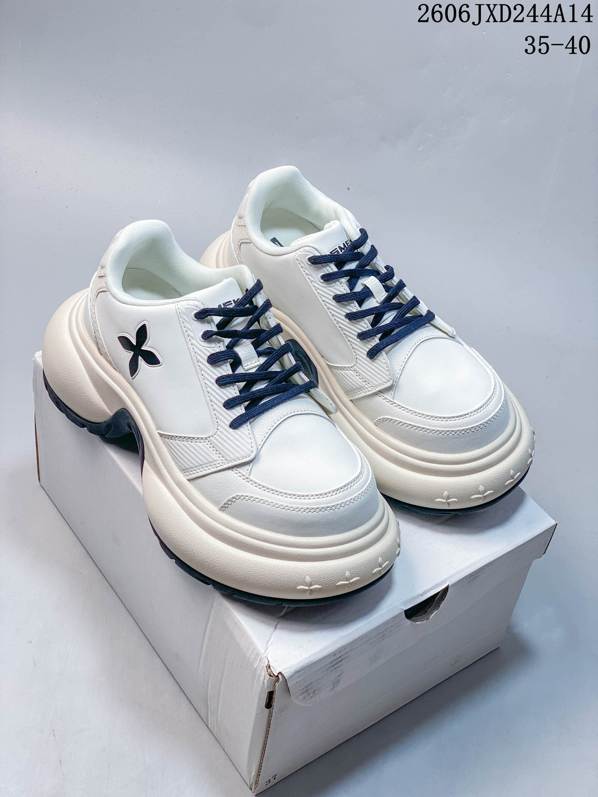 SMFK Women’s Retro Sneakers White 06JXD244A14