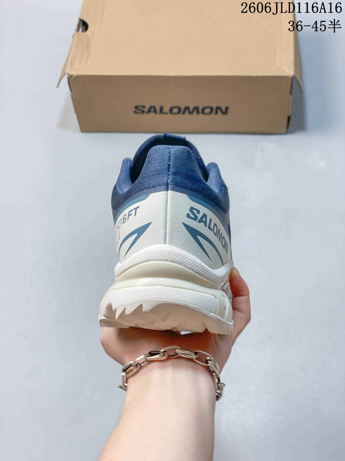Salomon XT-6 Expanse Sneakers in Blue and White