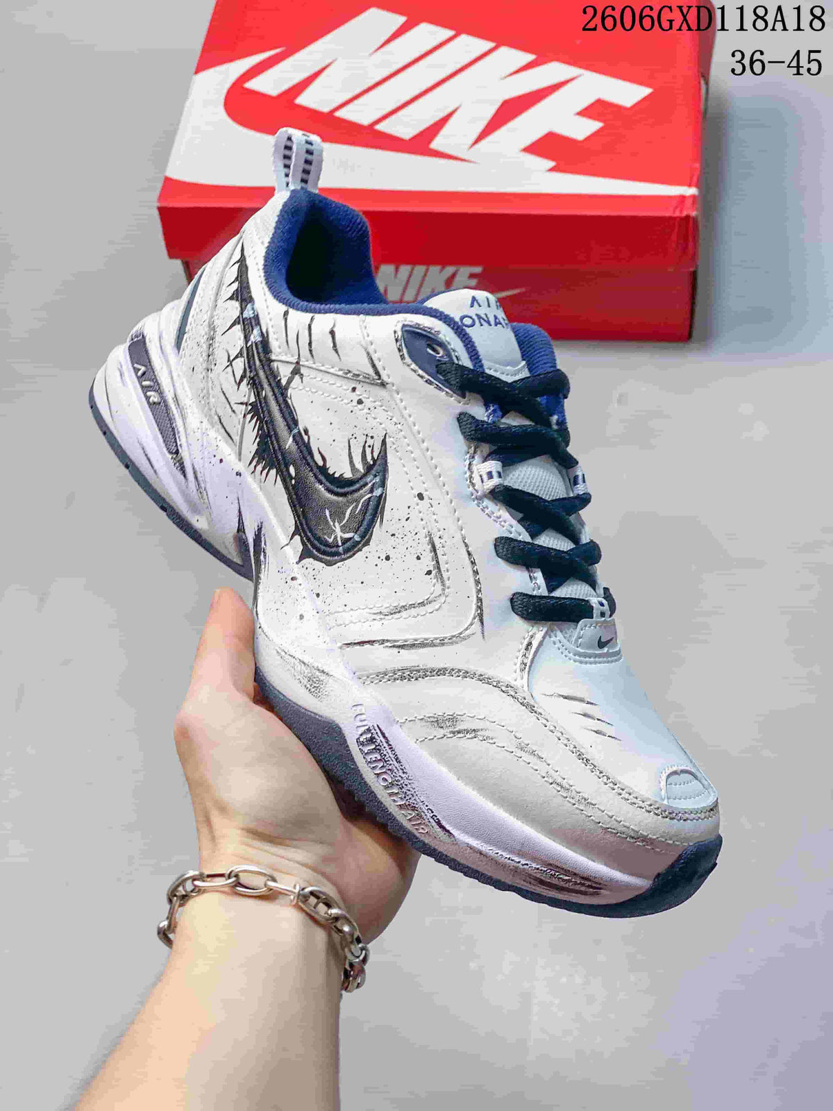 Nike Air Monarch IV DIY Tekno Sneakers 415445-102