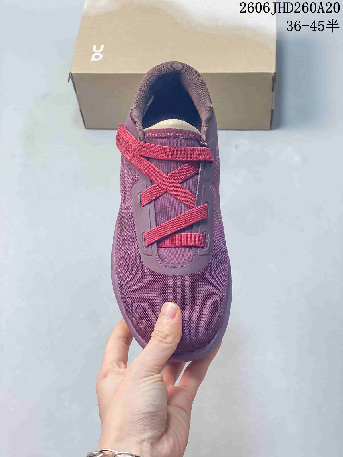 On Cloudnova Moon Women's Low-Top Running Shoes Purple Red