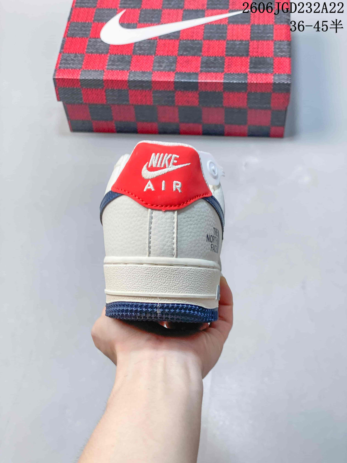 Nike Air Force 1 '07 Low White Grey Blue Sneakers