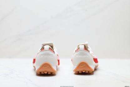 Nike x Jacquemus Low-Profile Sneakers in White and Red