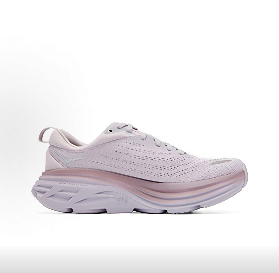 HOKA Bondi 8 Running Shoes in Purple