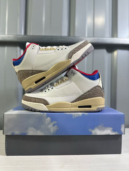 Jordan Air Jordan 3 Retro OG SP Sneakers White Blue Red IB1482-100