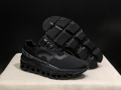 On Cloudmonster 2 Black and Ash Running Shoes