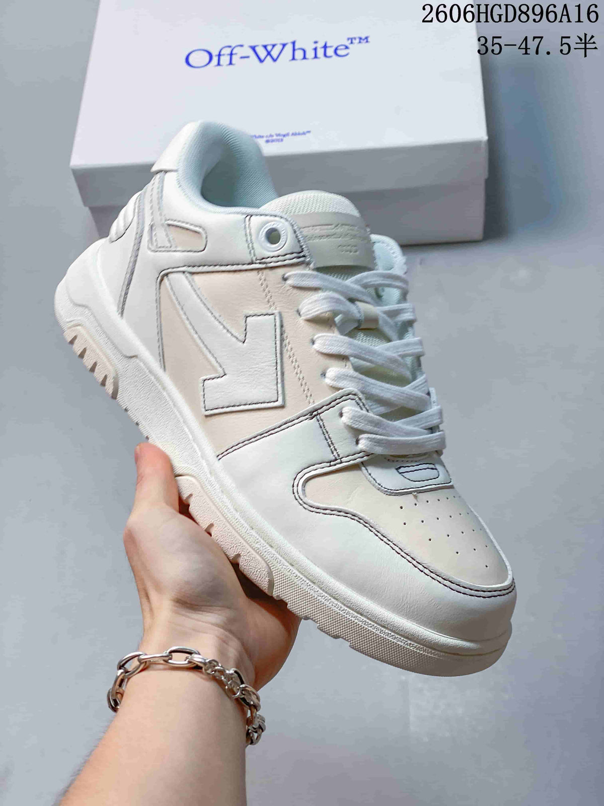 Off-White Low-Top Sneakers in White