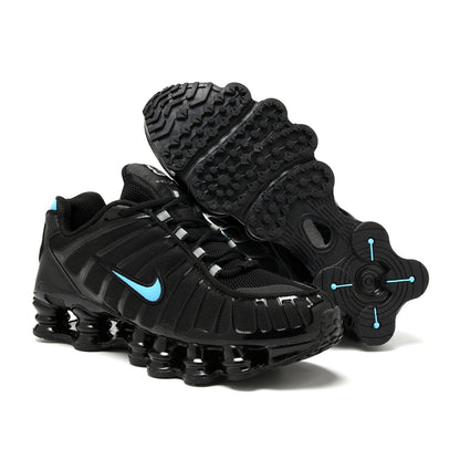 Nike Shox TL Sneakers in White and Red