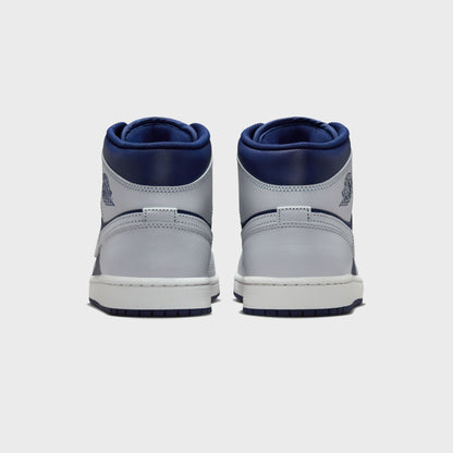 Nike Air Jordan 1 - Mid Blue Void / Pure Platinum / Summit White / Hot Lava / Photo Blue