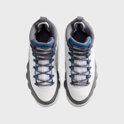 Jordan Air Jordan 9 Retro - White / Flint Grey / French Blue