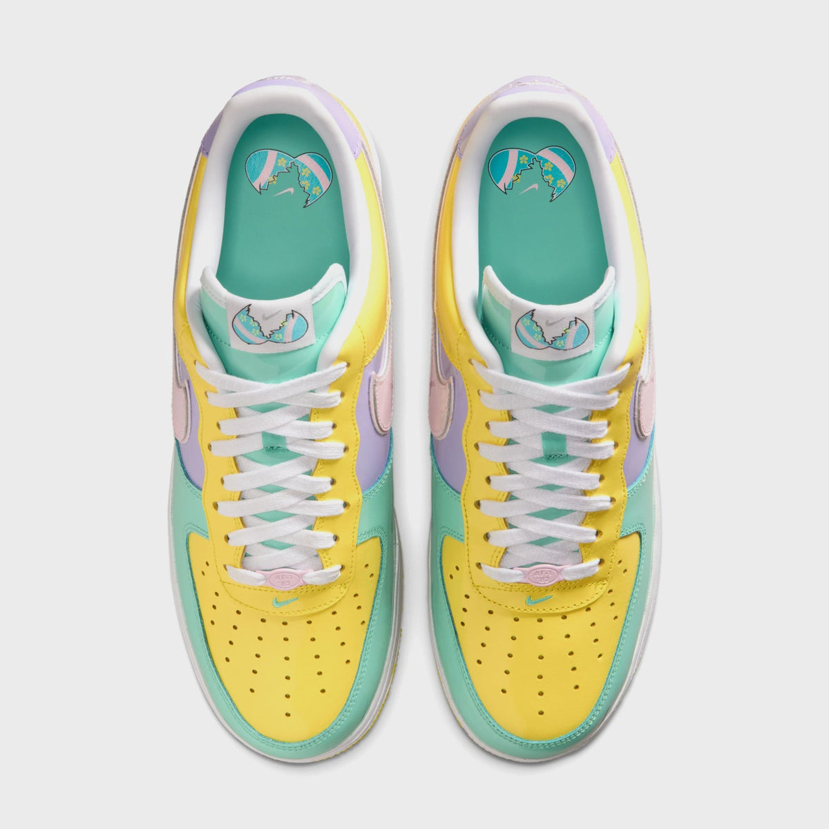 Nike Air Force 1 '07 - Yellow Pulse / Pink Foam / Hydrangeas
