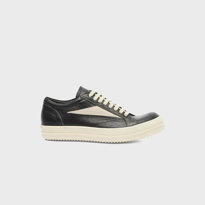 Rick Owens Concordians Vintage Sneaks - Pelle Black / Milk
