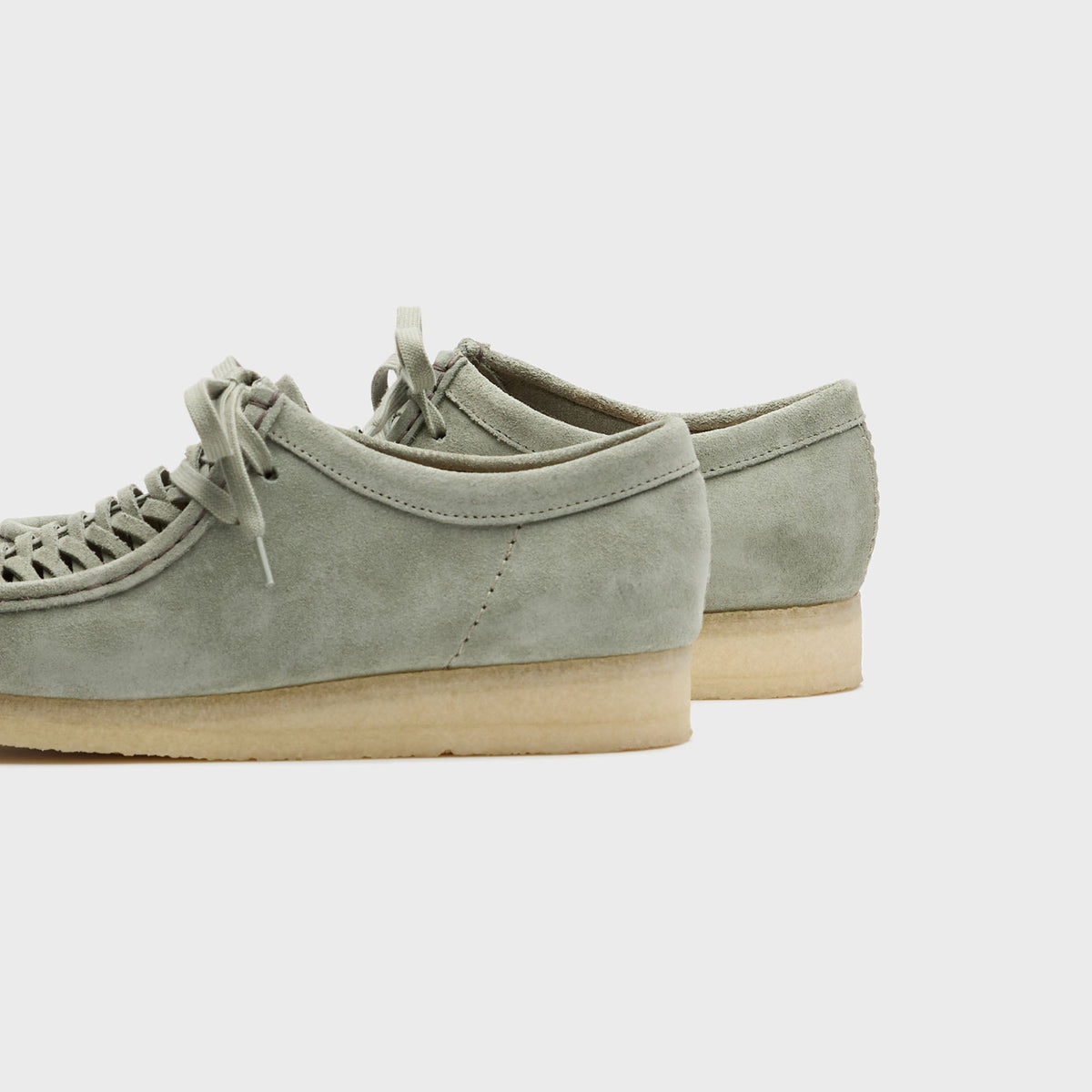 Clarks Wallabee Weave - Sage Suede