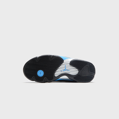 Jordan Air Jordan 14 Retro - Black / White / University Blue / Metallic Silver