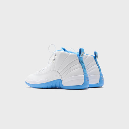 Jordan Air Jordan 12 Retro - White / Metallic Silver / University Blue