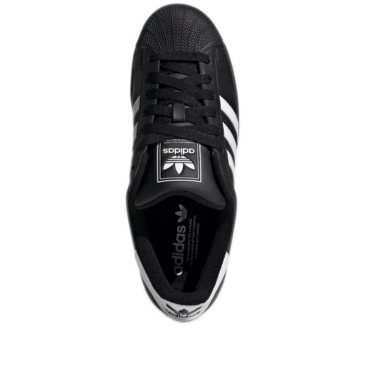 Men's Adidas Superstar II Shoes - Core Black/ Cloud White/Black