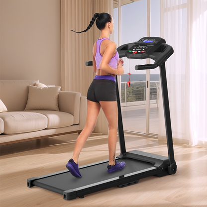 2.5HP Foldable Treadmill for Home Gym, Electric Running Walking Machine