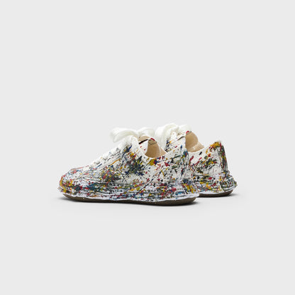 Mihara Yasuhiro Peterson 23 Original Sole Sputtering Canvas Low Top Sneaker - White