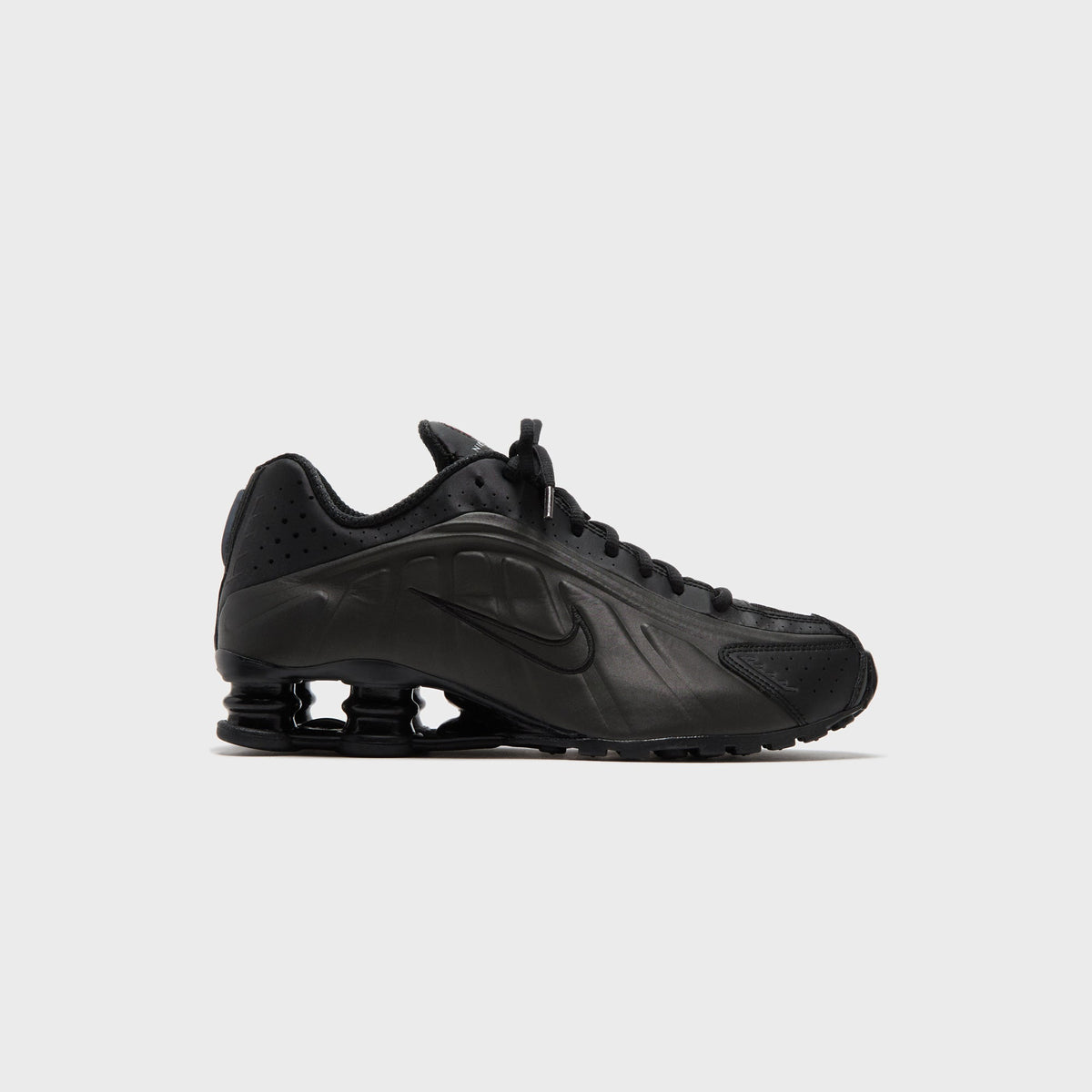 Nike Shox R4 - Black / Black / Black / Bright Crimson