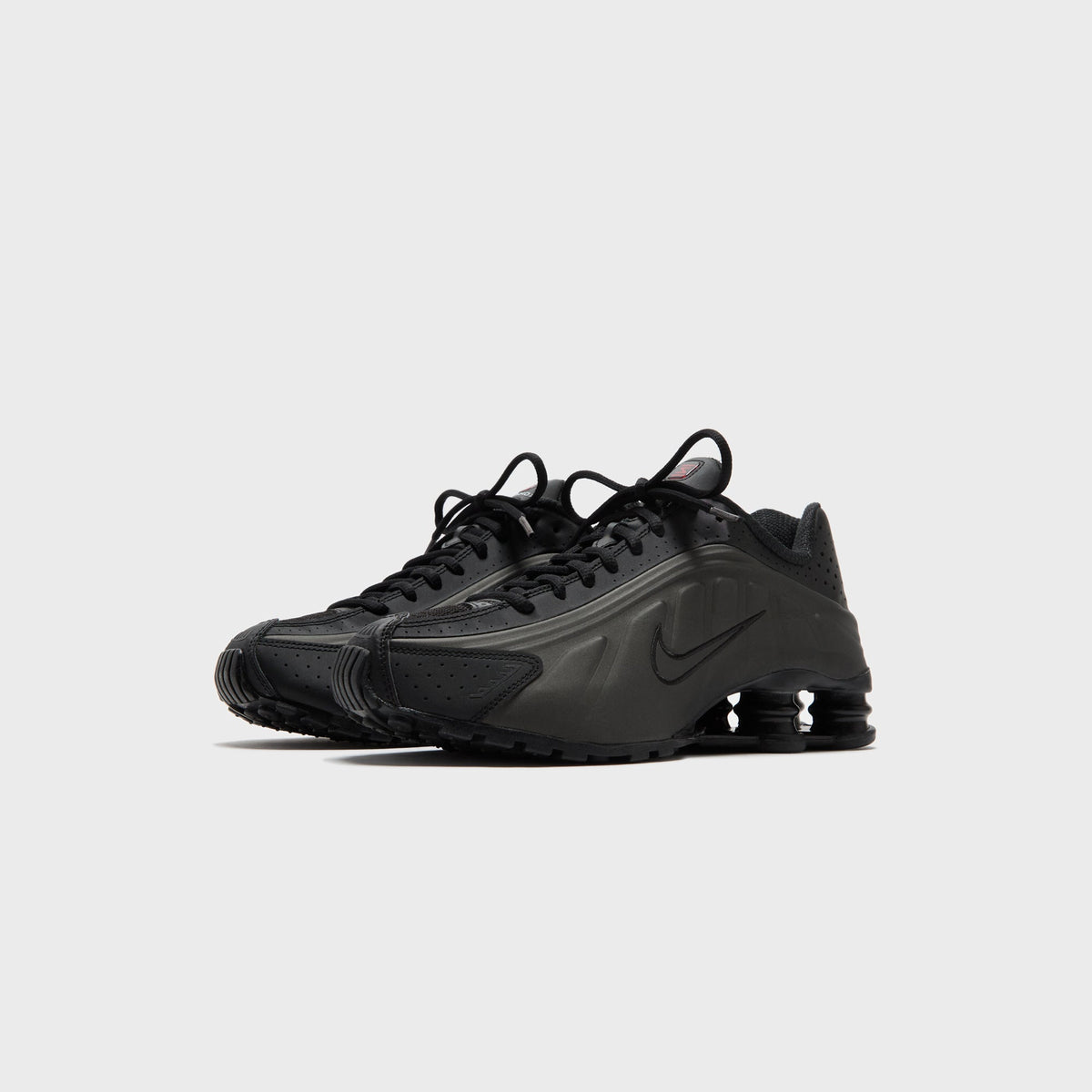 Nike Shox R4 - Black / Black / Black / Bright Crimson
