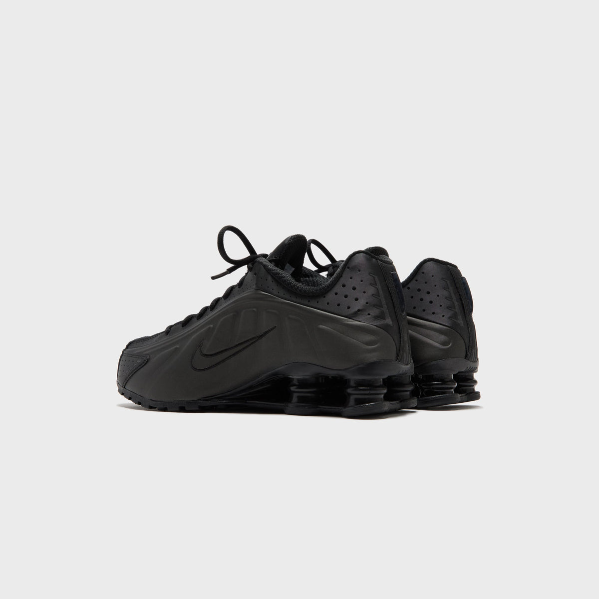 Nike Shox R4 - Black / Black / Black / Bright Crimson