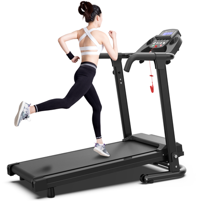 Swertoy Foldable Treadmill for Home, APP Control & LED Display, 2.5HP Portable Treadmill with Handles