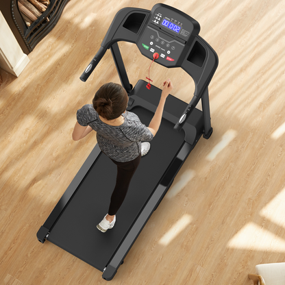 2.5HP Foldable Treadmill for Home Gym, Electric Running Walking Machine