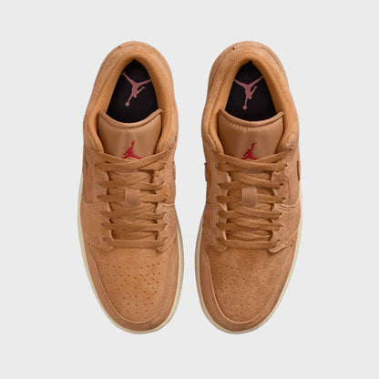 Nike Air Jordan 1 Low SE - Flax / Varsity Red / Muslin / Black
