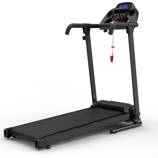 Swertoy Foldable Treadmill for Home, APP Control & LED Display